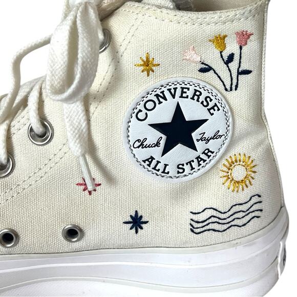 Converse Sneakers Chuck Taylor All Star Lift It's Okay To Wander Women’s Size 7M - Picture 11 of 14